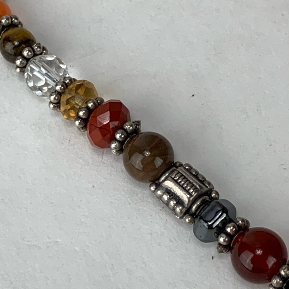 Wire Wrapped Stone Necklace - Picture 6 of 6